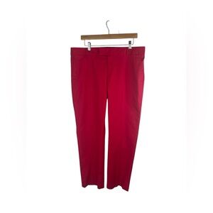 Banana Republic woman’s pink straight leg ankle pants size 14 office career‎